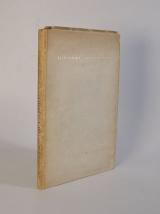 Item #200656 Hawthorn and Lavender; With Other Verses. William Ernest Henley