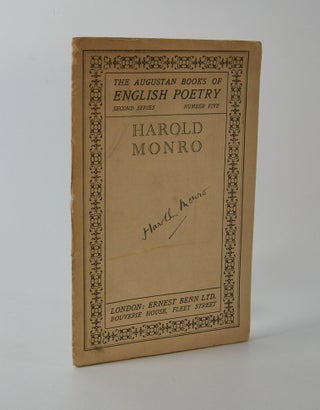 Item #201229 Harold Monro; The Augustan Books of English Poetry, Second Series, Number Five....