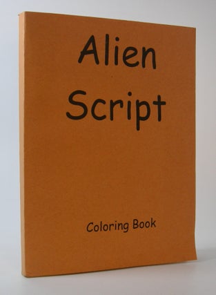 Item #202691 Alien Script Coloring Book. Walter Mosley