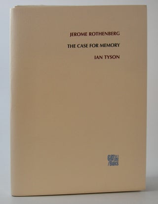 Item #203044 The Case For Memory. Jerome Rothenberg, Ian Tyson
