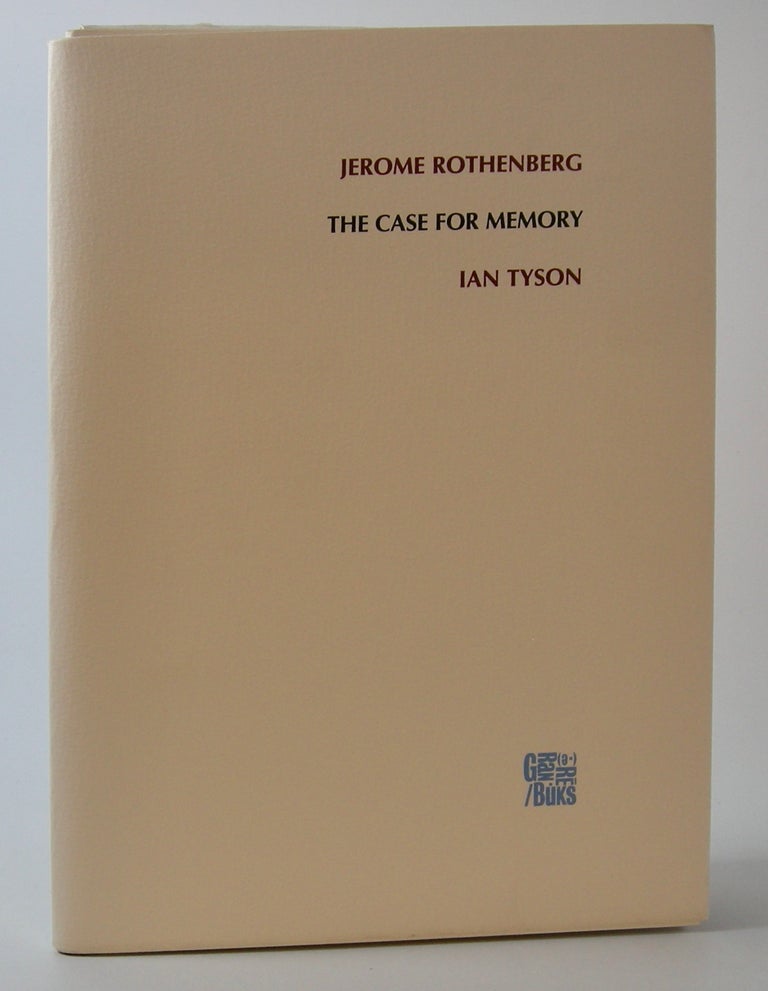 Item #203044 The Case For Memory. Jerome Rothenberg, Ian Tyson.