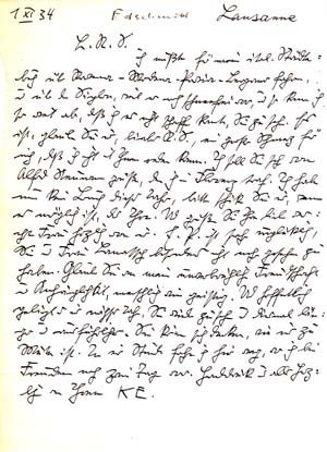 Item #203566 Autograph letter signed; "K.E.." to René Schickele, November 1, 1934. Kasimir Edschmid