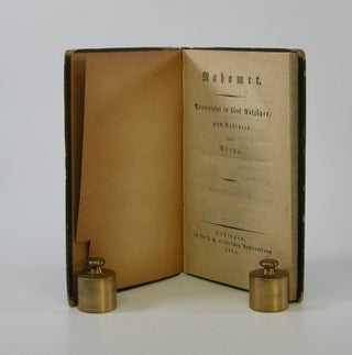 Item #203804 Mahomet.; Trauerspiel in fünf Aufzügen nach Voltaire. Goethe, Johann Wolfgang von