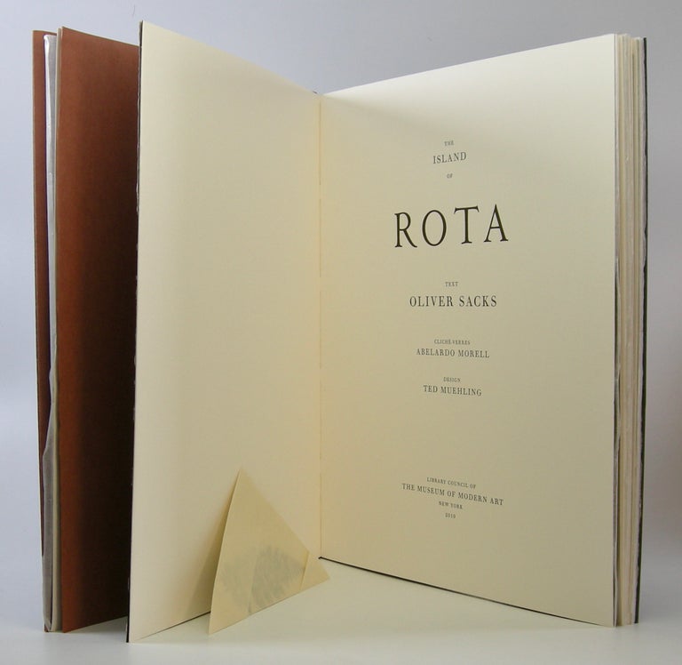 Item #203932 The Island of Rota; Text Oliver Sacks, Cliché-verres Abelardo Morell, Design Ted Muehling. Oliver Sacks, Abelardo Morell, Ted Muehling.