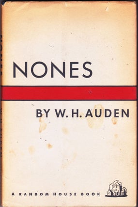 Item #204186 Nones. W. H. Auden
