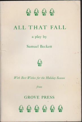 Item #204289 All That Fall. Samuel Beckett