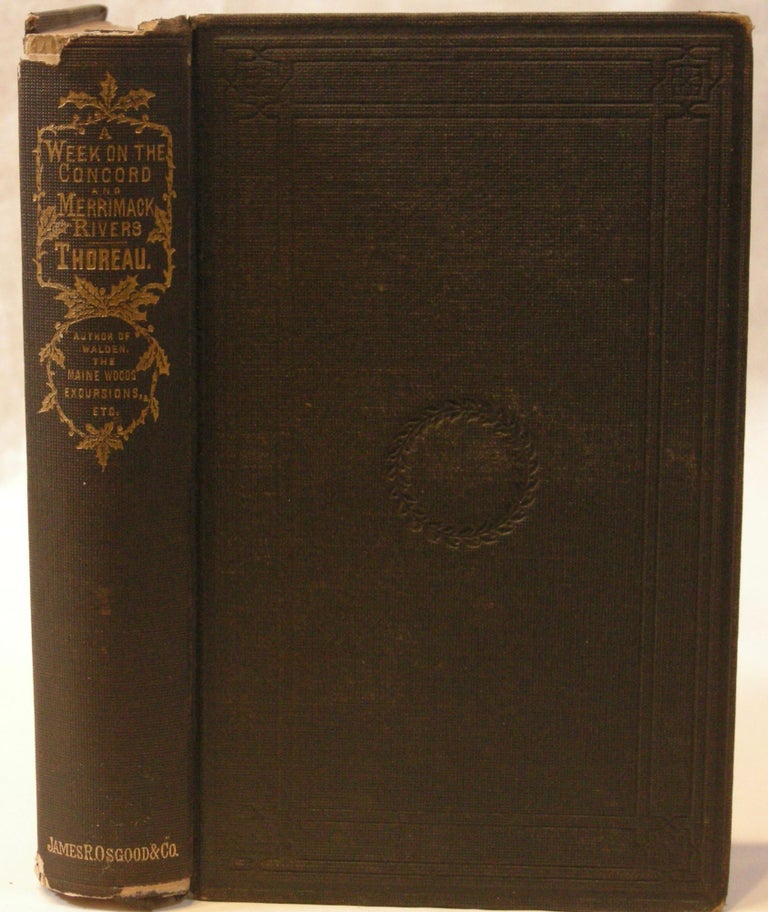 Item #204807 A Week on the Concord and Merrimack Rivers; New and Revised Edition. Henry D. Thoreau.
