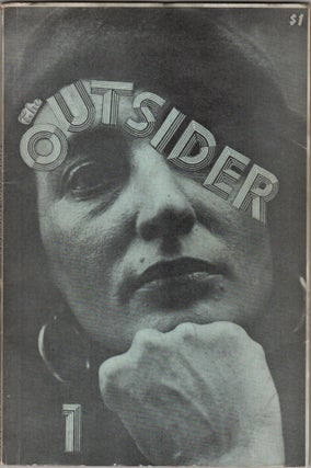 Item #204829 The Outsider; Number One-4/5. Charles Bukowski
