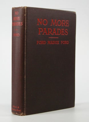 Item #204990 No More Parades; A Novel. Ford Madox Ford