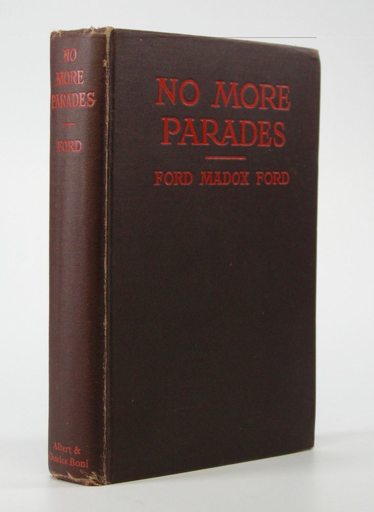 Item #204990 No More Parades; A Novel. Ford Madox Ford.