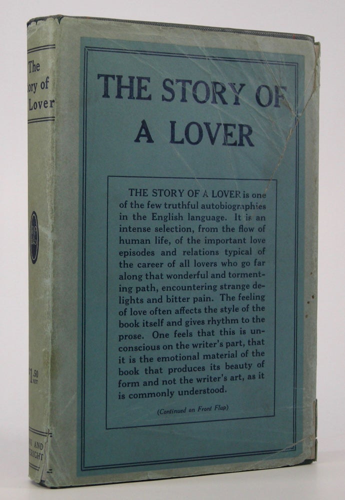 Item #205089 The Story of a Lover. Hutchins Hapgood.