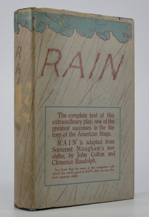 Item #205121 Rain:; A Play in Three Acts. Founded on W. Somerset Maugham's Story "Miss Thompson"...