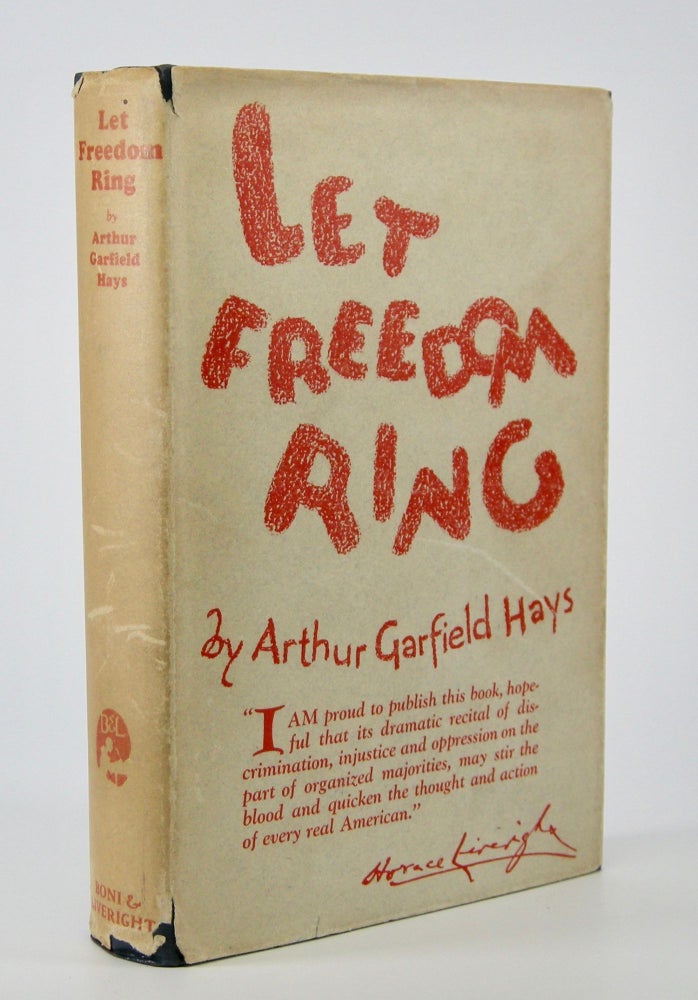 Item #205219 Let Freedom Ring. Arthur Garfield Hays.