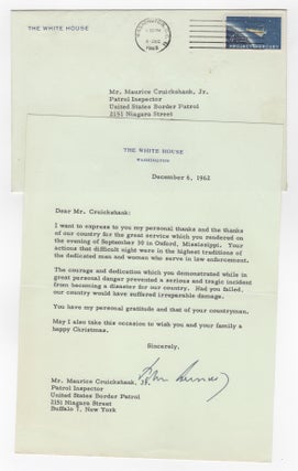 Item #205426 Typed letter signed, as president,; "John Kennedy", December 6, 1962, on White House...
