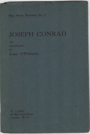 Item #205469 Joseph Conrad; An Appreciation. Liam O'Flaherty