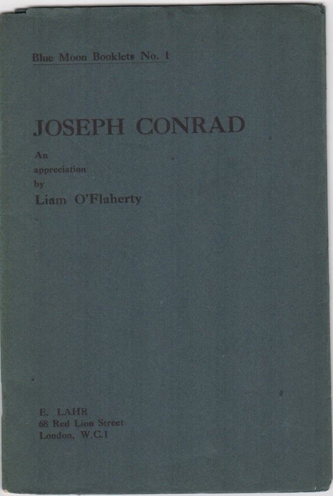 Item #205469 Joseph Conrad; An Appreciation. Liam O'Flaherty.