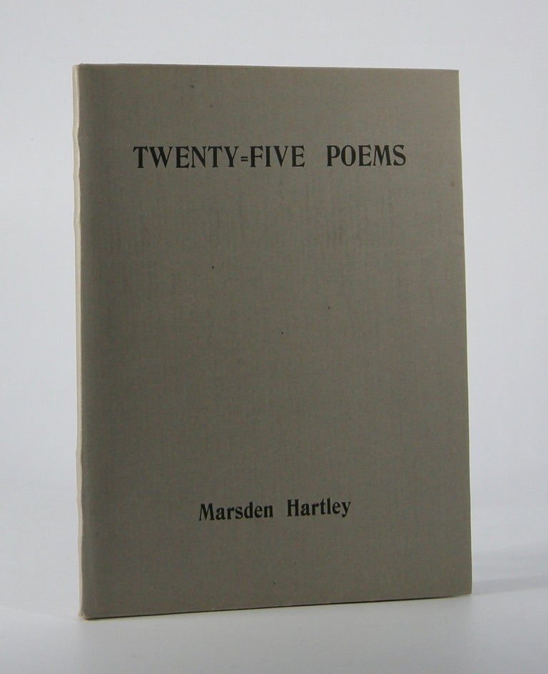 Item #205491 Twenty-Five Poems. Marsden Hartley.