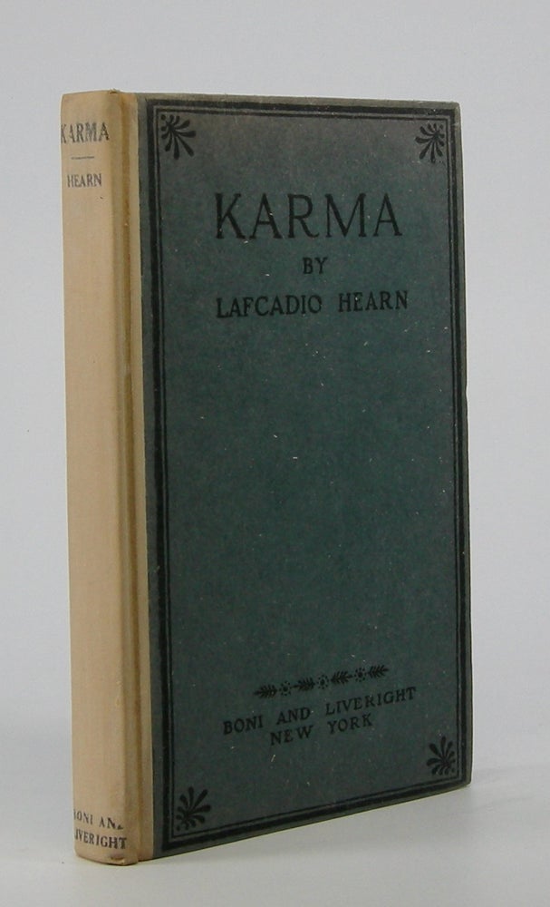 Item #205682 Karma. Lafcadio Hearn.