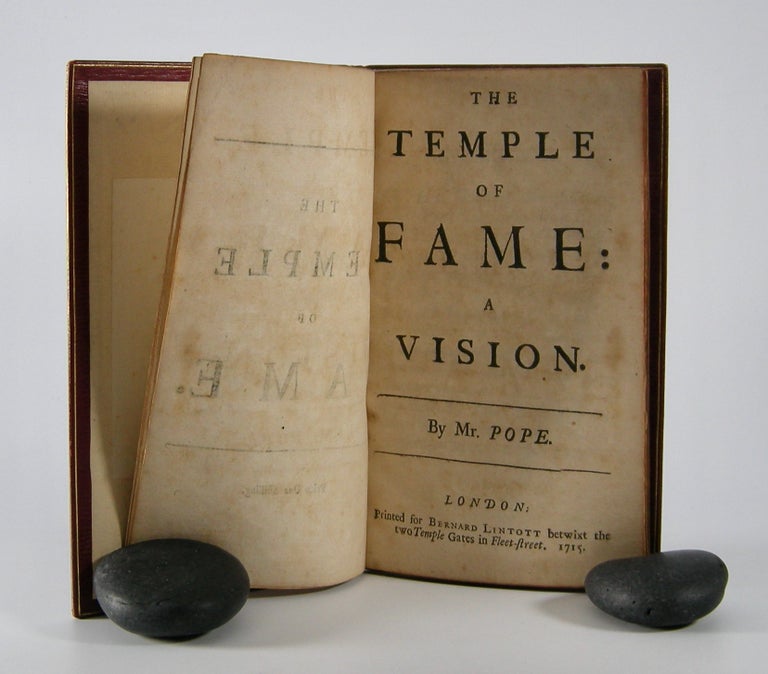 Item #205757 The Temple of Fame:; A Vision. Pope, Alexander.