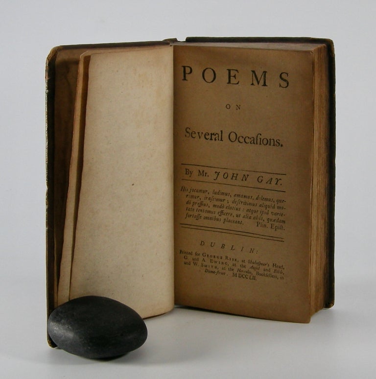 Item #205777 Poems; On Several Occasions. John Gay.