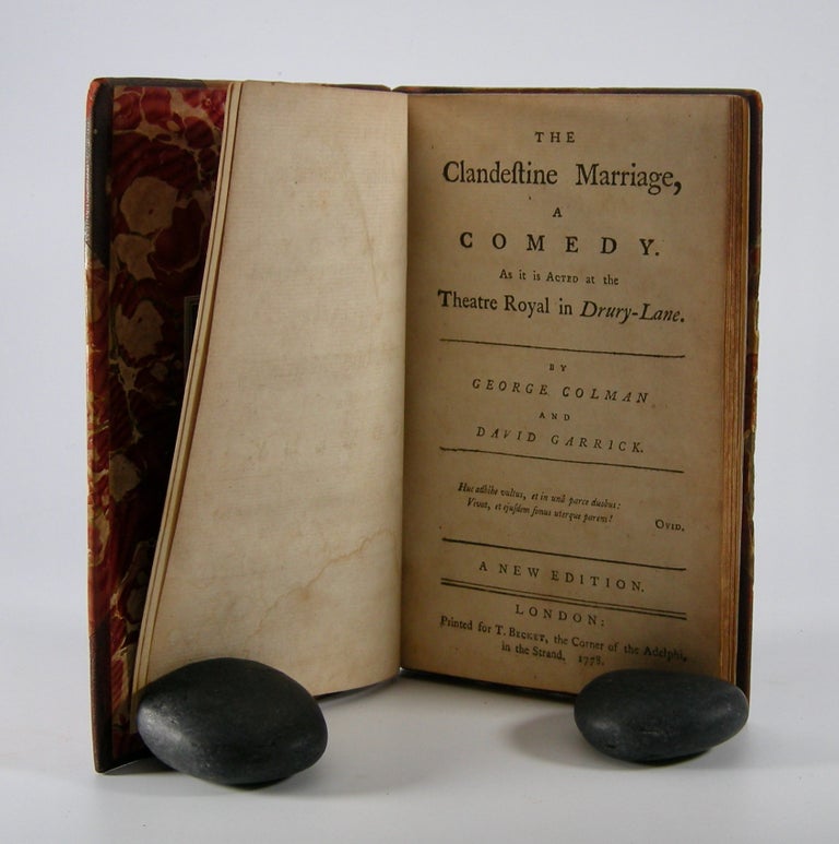 Item #205793 The Clandestine Marriage,; A Comedy. As it is Acted at the Theatre Royal in Drury-Lane. A New Edition. George Colman, David Garrick.