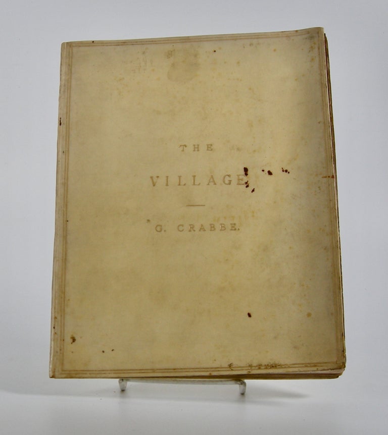 Item #205841 The Village:; A Poem. In Two Books. . George Crabbe.