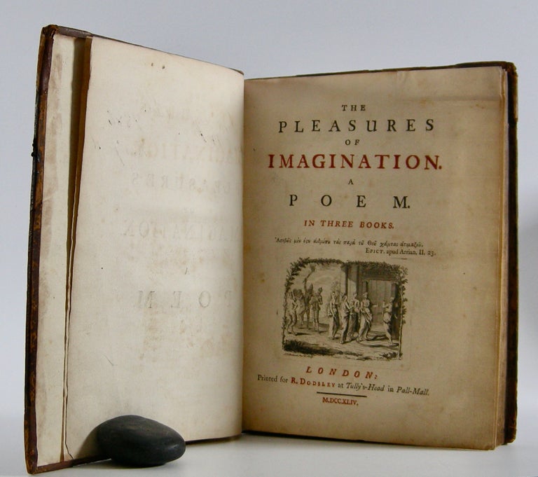 Item #205909 The Pleasures of Imagination; A Poem in Three Books, bound with: The Fleece: A Poem in Four Books. Mark Akenside, John Dyer.