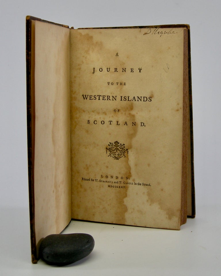 Item #206006 A Journey to the Western Islands of Scotland. Samuel Johnson.