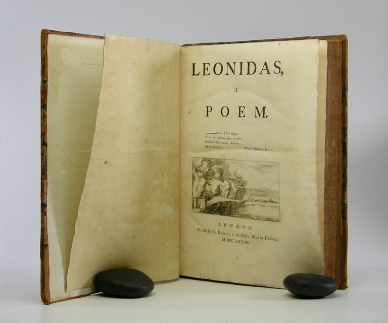 Item #206045 Leonidas,; A Poem. Richard Glover.