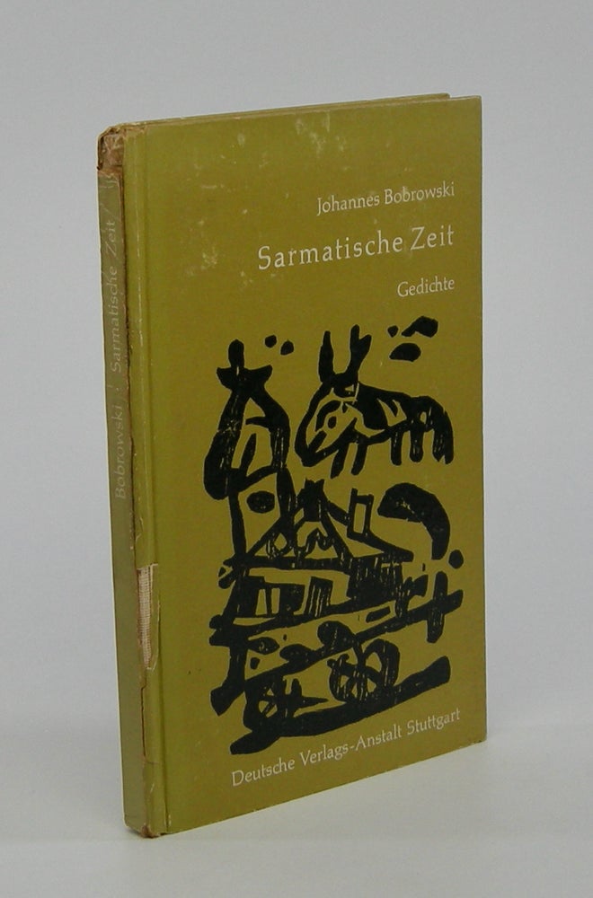 Item #206066 Saramatische Zeit; Gedichte. Johannes Bobrowski.