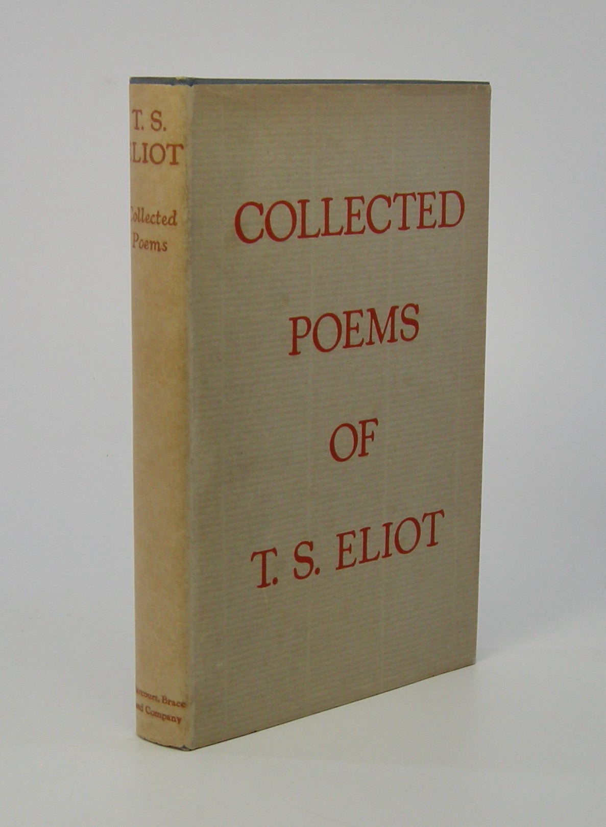 Collected Poems 1909-1935 | T. S. Eliot | First American Edition