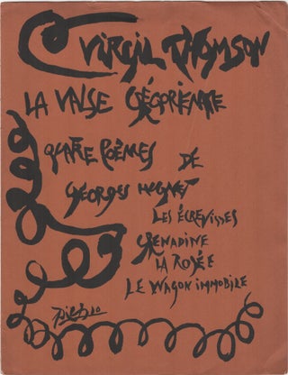 Item #206211 La Valse Grégorienne; Quatre poèmes de Georges Hugnet - Les Écrevisses,...