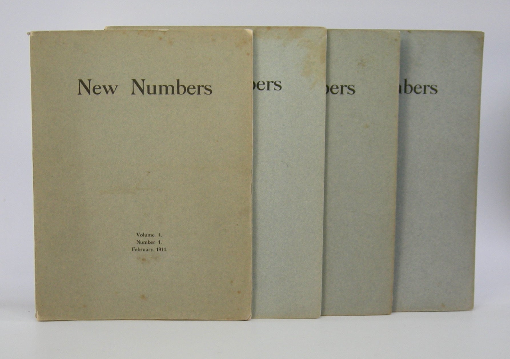 New Numbers; Vol. 1, Number 1 2, 3, 4