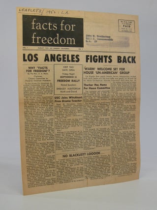 Item #206305 Facts for Freedom; Vol. 1, No. 1