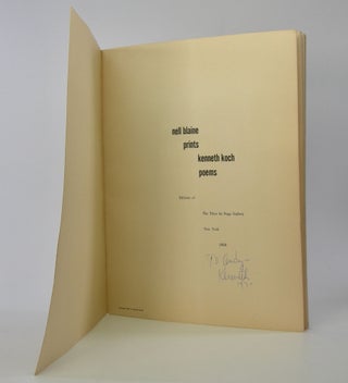 Nell Blaine Prints, Kenneth Koch Poems