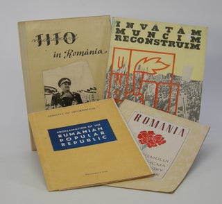 Item #206344 Group of four publications; Propaganda books & pamphlets. Romania