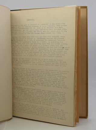 The Search for Form; Original Typescript