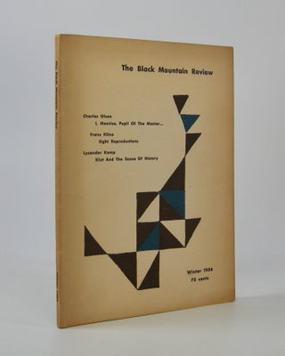 Item #206729 The Black Mountain Review; Vol. 1 No. 4. Robert Creeley