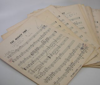 Item #206789 The Mighty Two; Original annotated scores used in the recording. Louie Bellson, Gene...
