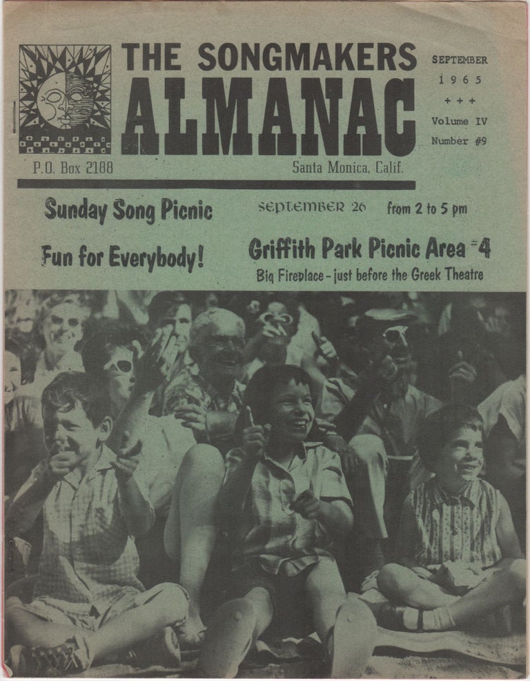 Item #206868 Songmakers Almanac; Vol. IV, No. 9. Folk Music.
