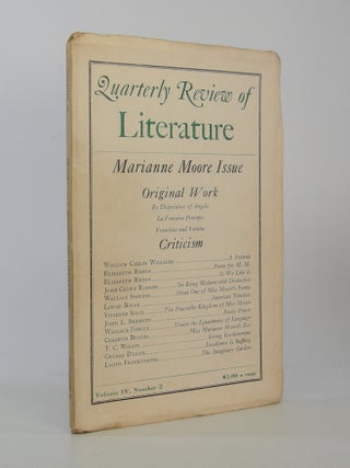 Item #206997 Quarterly Review of Literature; Vol. IV, Number 2. Guest editor José Garcia Villa....