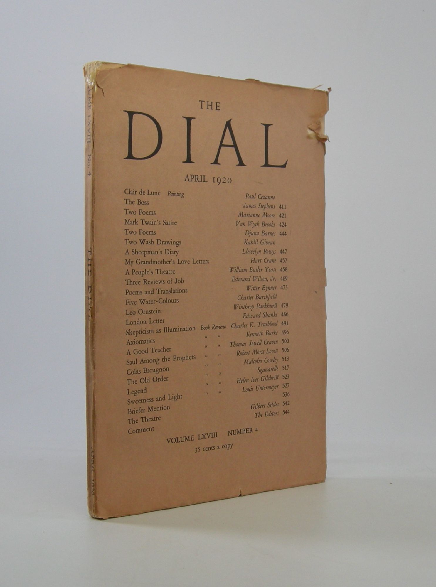 The Dial; Volume LXVIII, Number 4 | Periodical