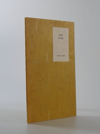 Item #207916 Some Worlds. Anselm Hollo