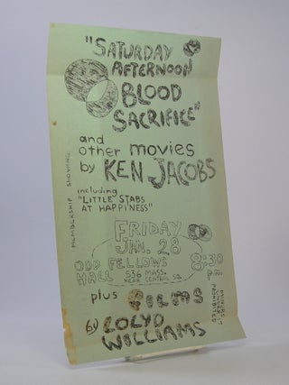 Item #207964 "Saturday Afternoon Blood Sacrifice"; and other Movies by Ken Jacobs, including...