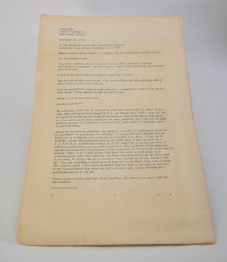 Item #207996 To the Wesleyan People; (who attended the meeting) - a footnote to my lecture of...